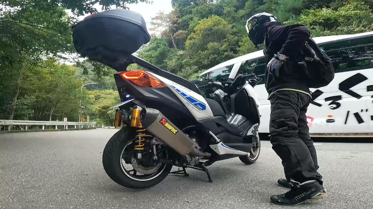 XMAXが通勤で走行距離4万キロを突破した。まだまだ乗れる