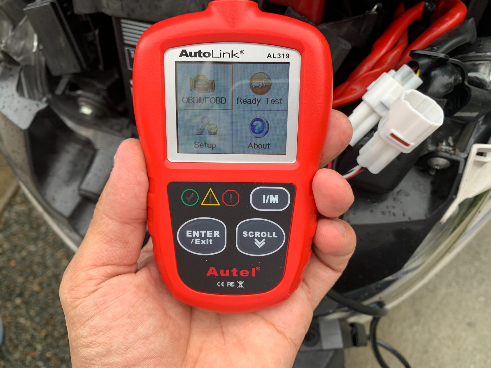 XMAX 突然エンジンチェックランプ点灯。 スキャンツールで消去 OBD