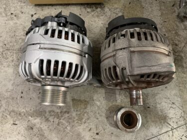 4P10　三菱キャンター　エンジンから異音　キュルキュルと変な音がする原因